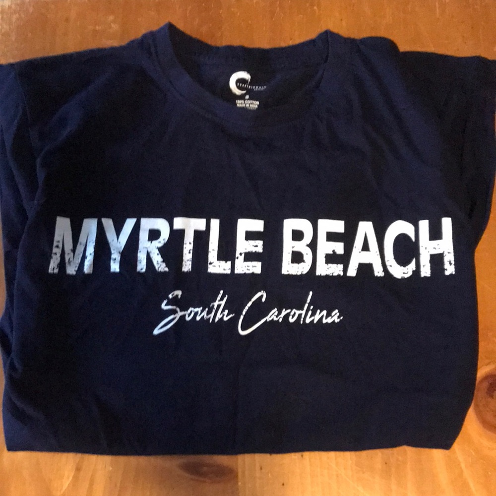 Navy blue Myrtle Beach tshirt